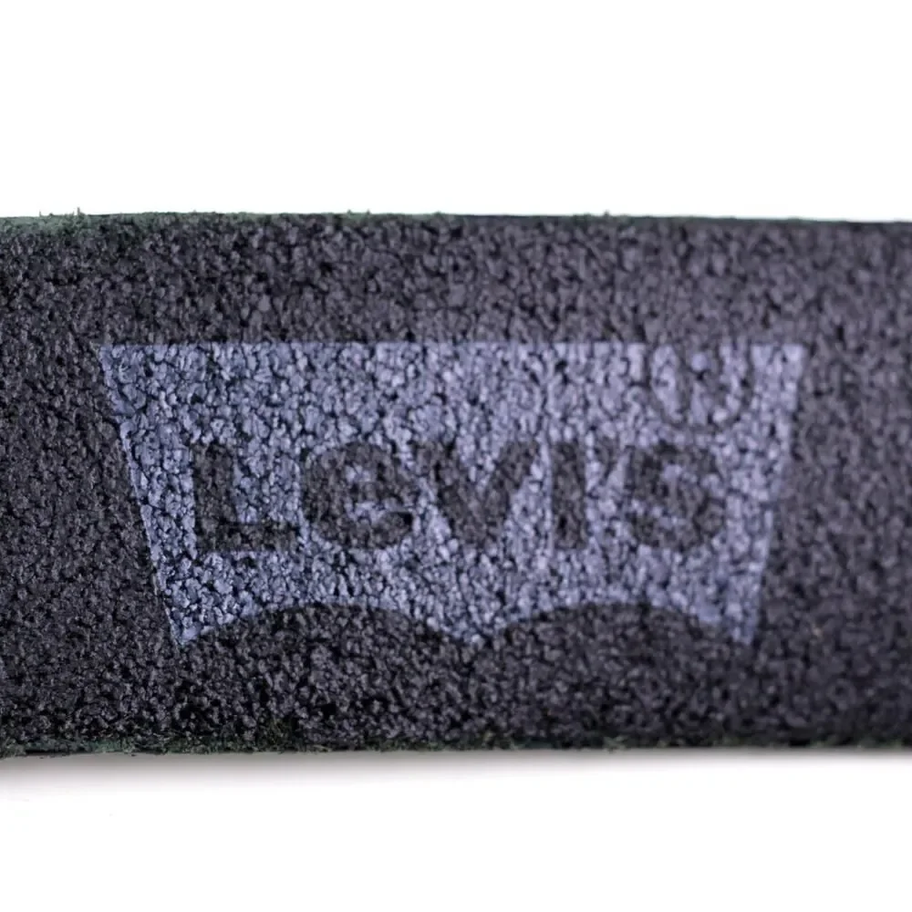Levi's SADDLE BLACK GENUINE LEATHER 1 3/8